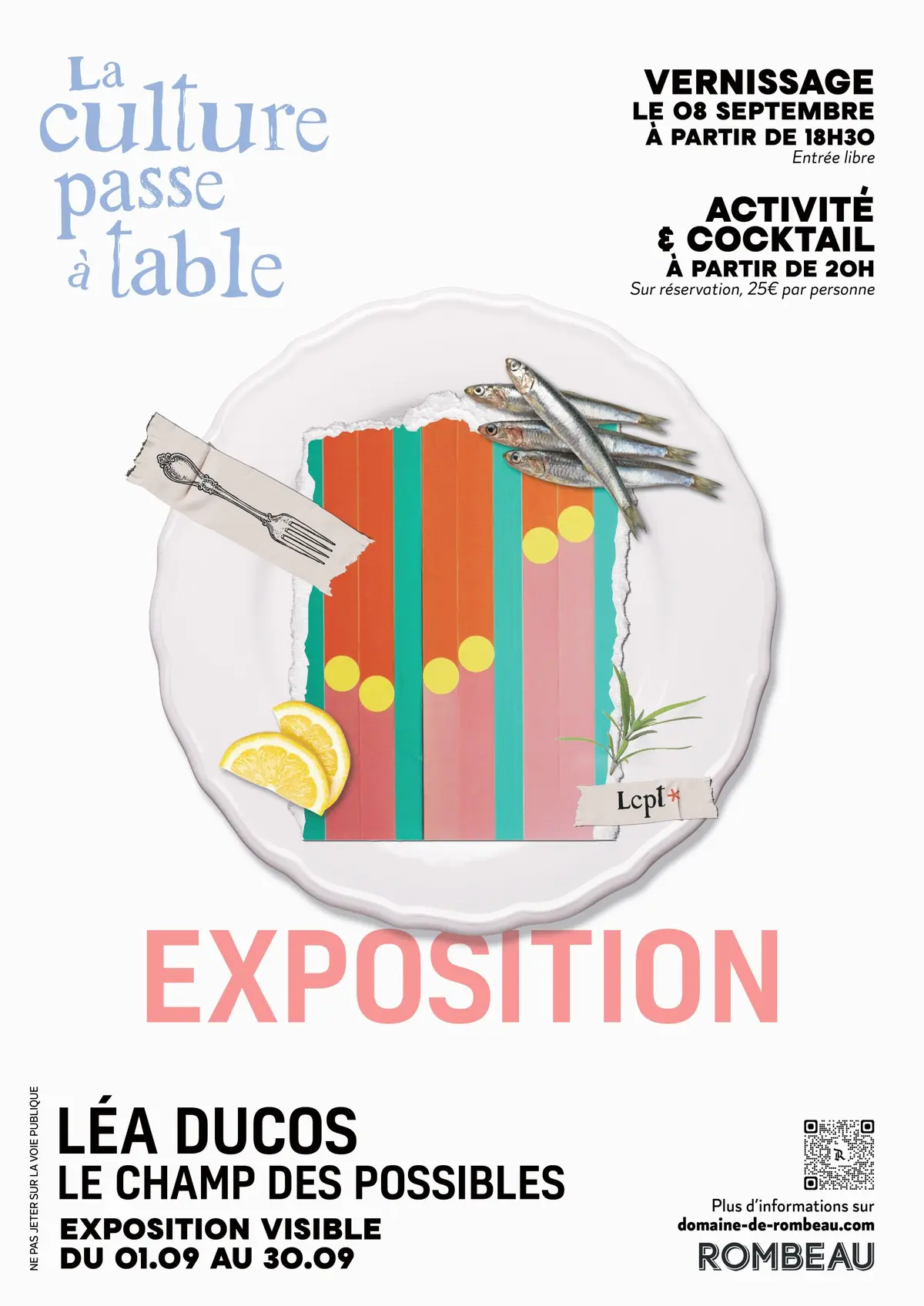 Exposition Le champ des possibles - Domaine de Rombeau