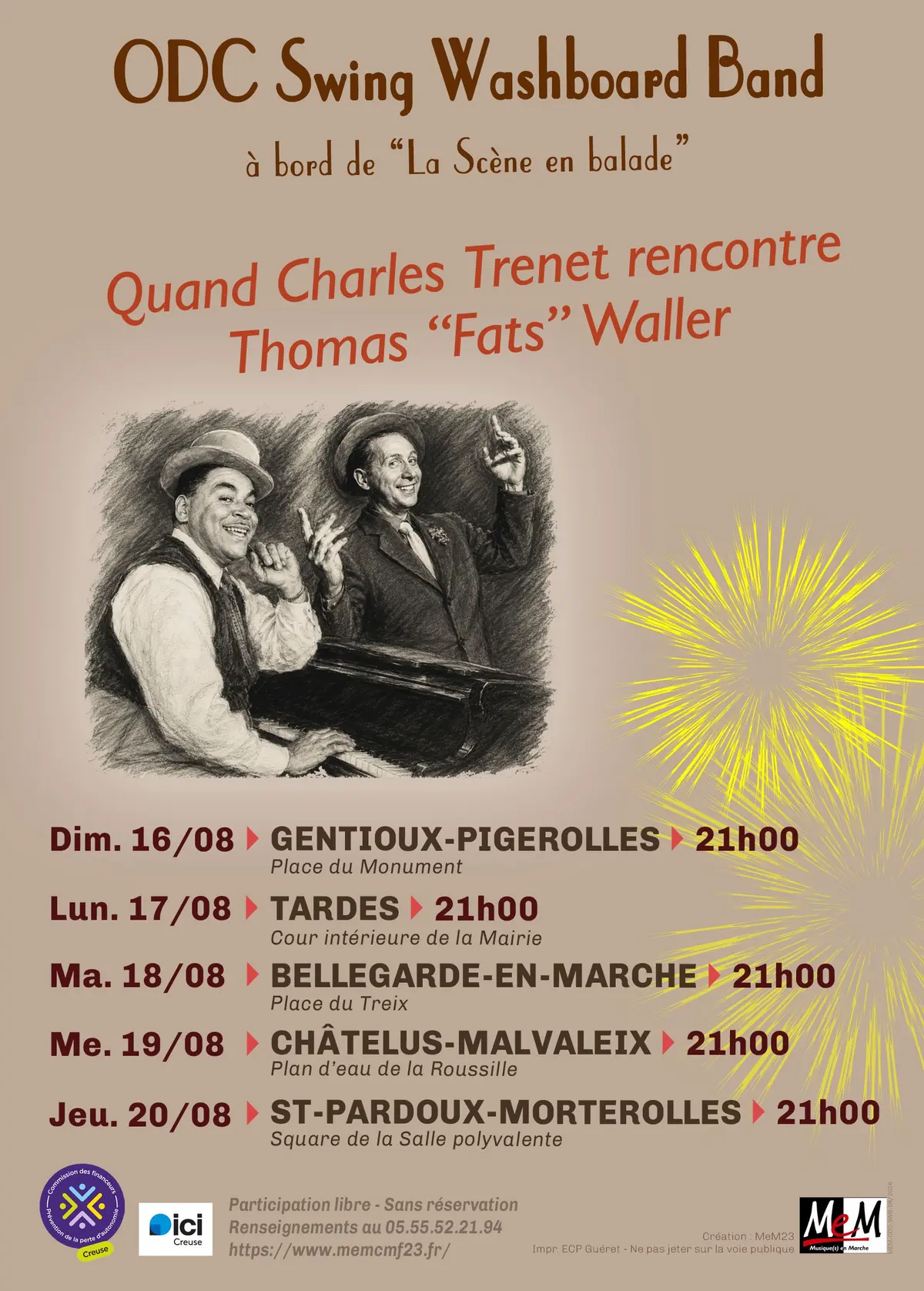 CONCERT « ODC Swing Washboard Band »