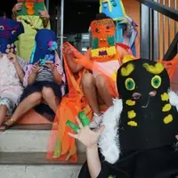 Atelier parent-enfant « Seconde peau » par Bérengère Paris &copy; Bérengère Paris