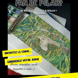 Atelier d'Illustration autour du polar L'arme du Crime