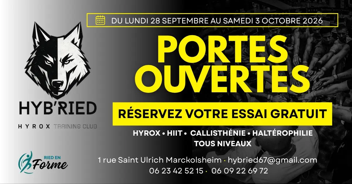 Portes Ouvertes - Hyb'Ried (nouvelle salle Hyrox)