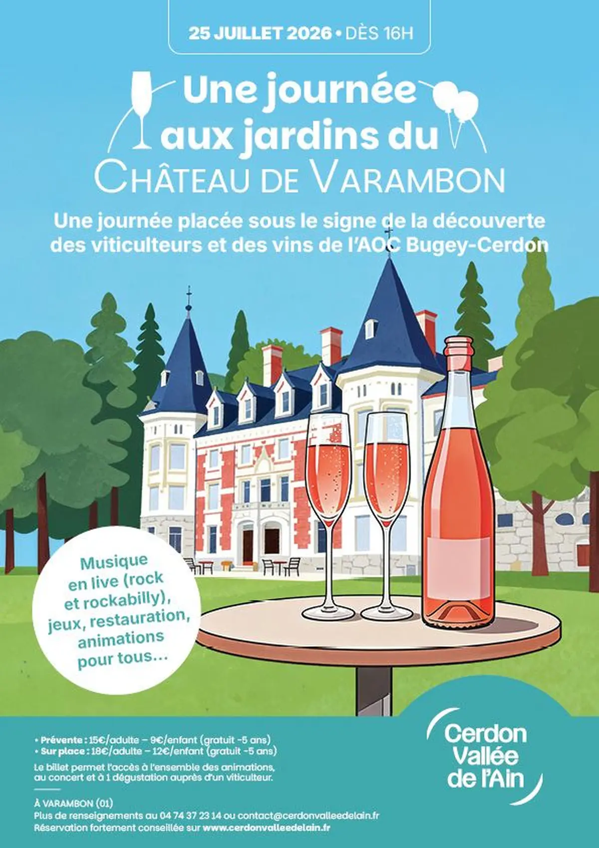 Une journée aux jardins du Château de Varambon