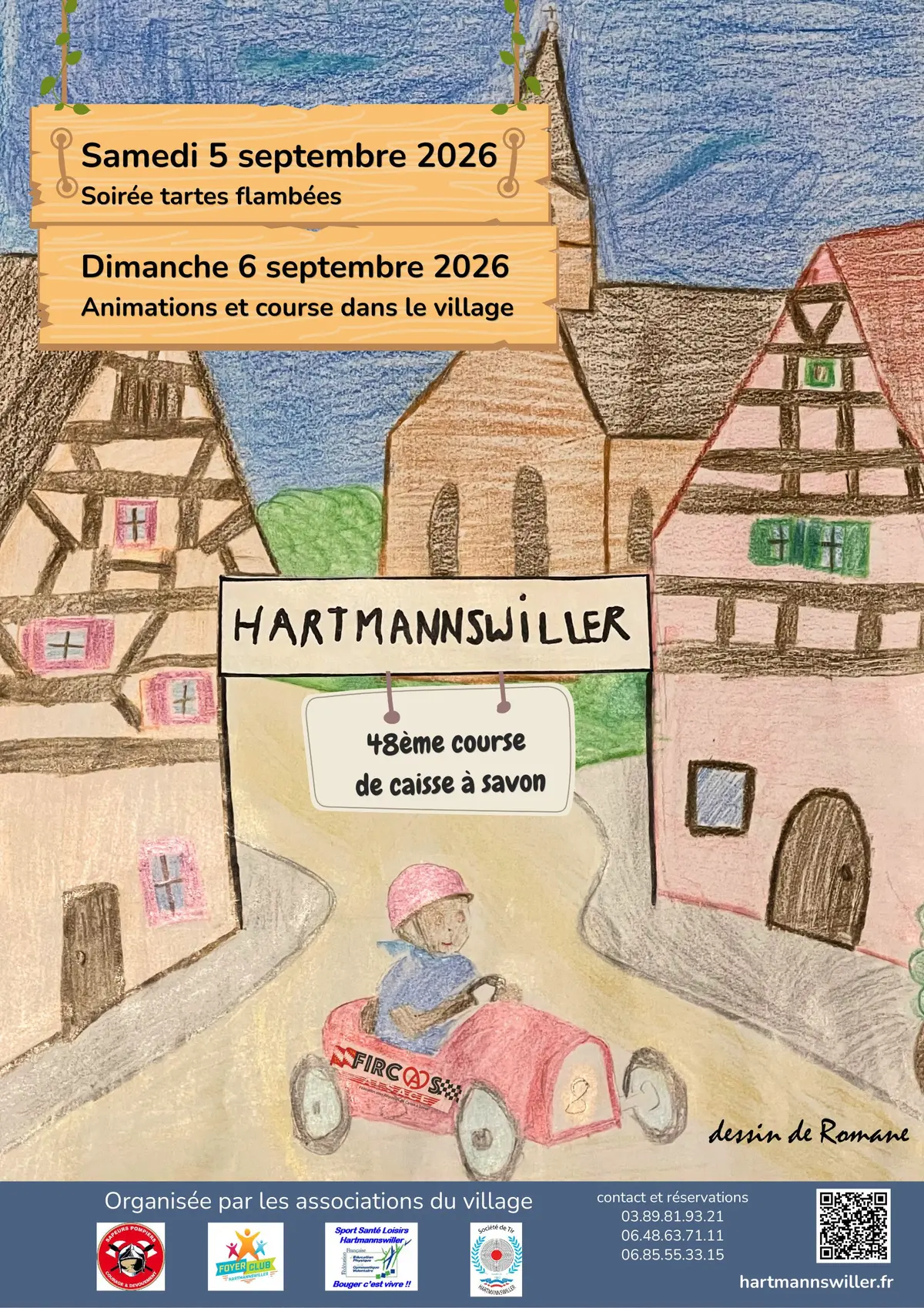 Fête du village et 48e course de caisses à savon