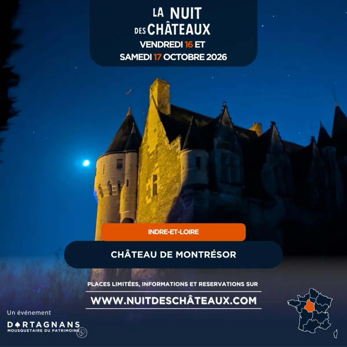Sur les traces des fantômes de Montrésor - Nuit des châteaux 