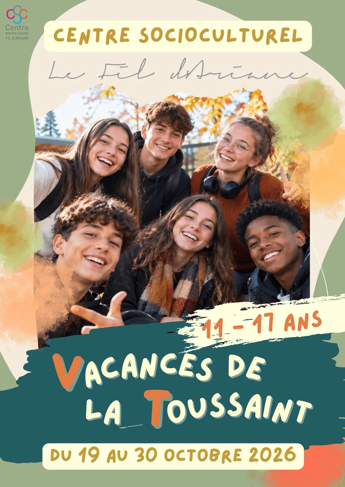 Les vacances de la Toussaint se préparent au CSC Le Fil d'Ariane d'Illzach