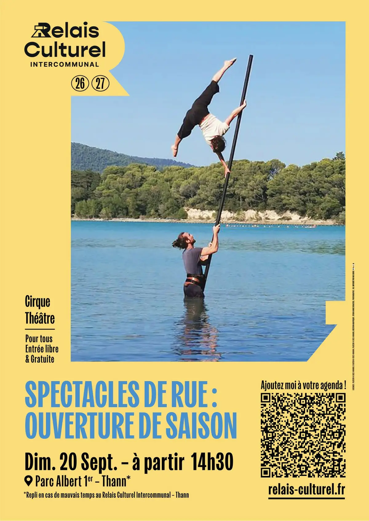 Spectacles de rue : ouverture de saison 26/27 – Relais Culturel Intercommunal