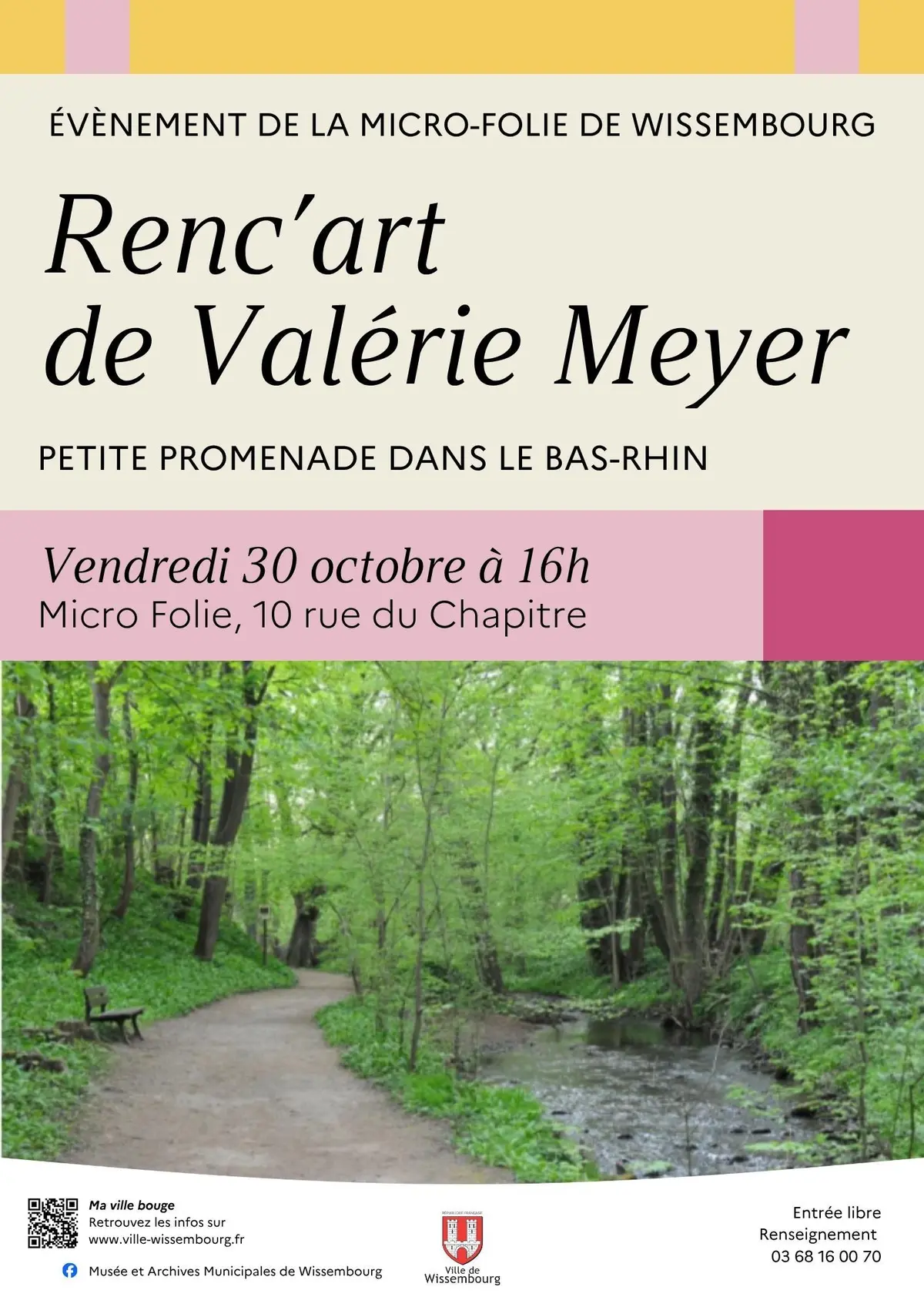 Renc'Art de Valérie Meyer : Petite promenade dans le Bas-Rhin