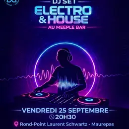 DJ Set Electro & House au Meeple Bar
