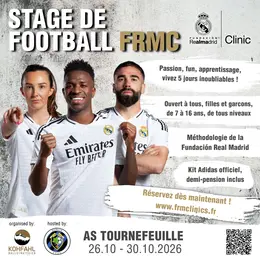Stage de football AS Tournefeuille FootballT x Fundacion Real Madrid Clinics 