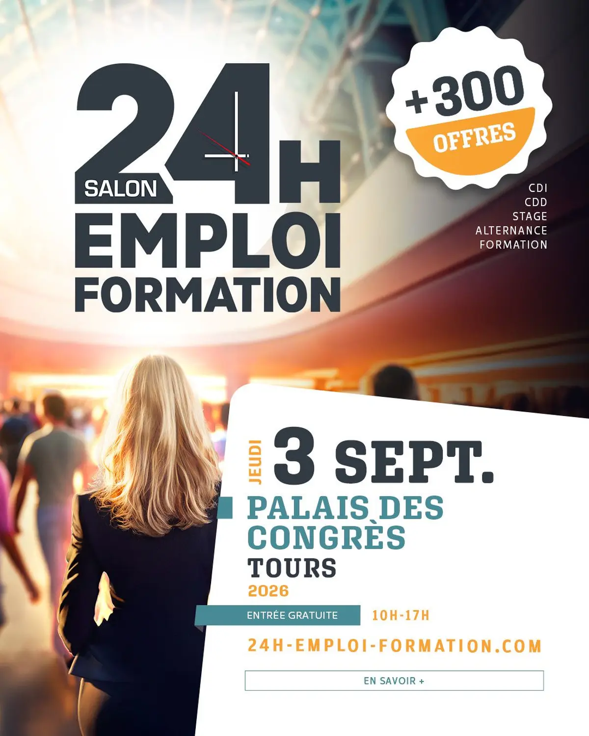 24h pour l'emploi 2026 &agrave; Tours