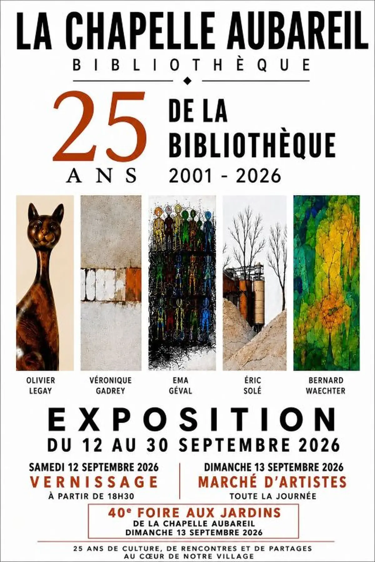 25 ans de la biblithèque de La Chapelle Aubareil