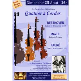 Quatuor à Cordes : Les Rencontres d’Excellence