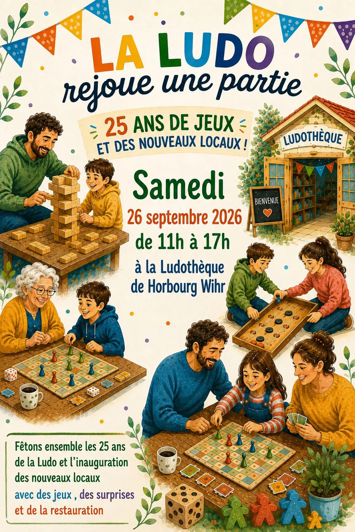 Inauguration ludique des nouveaux locaux