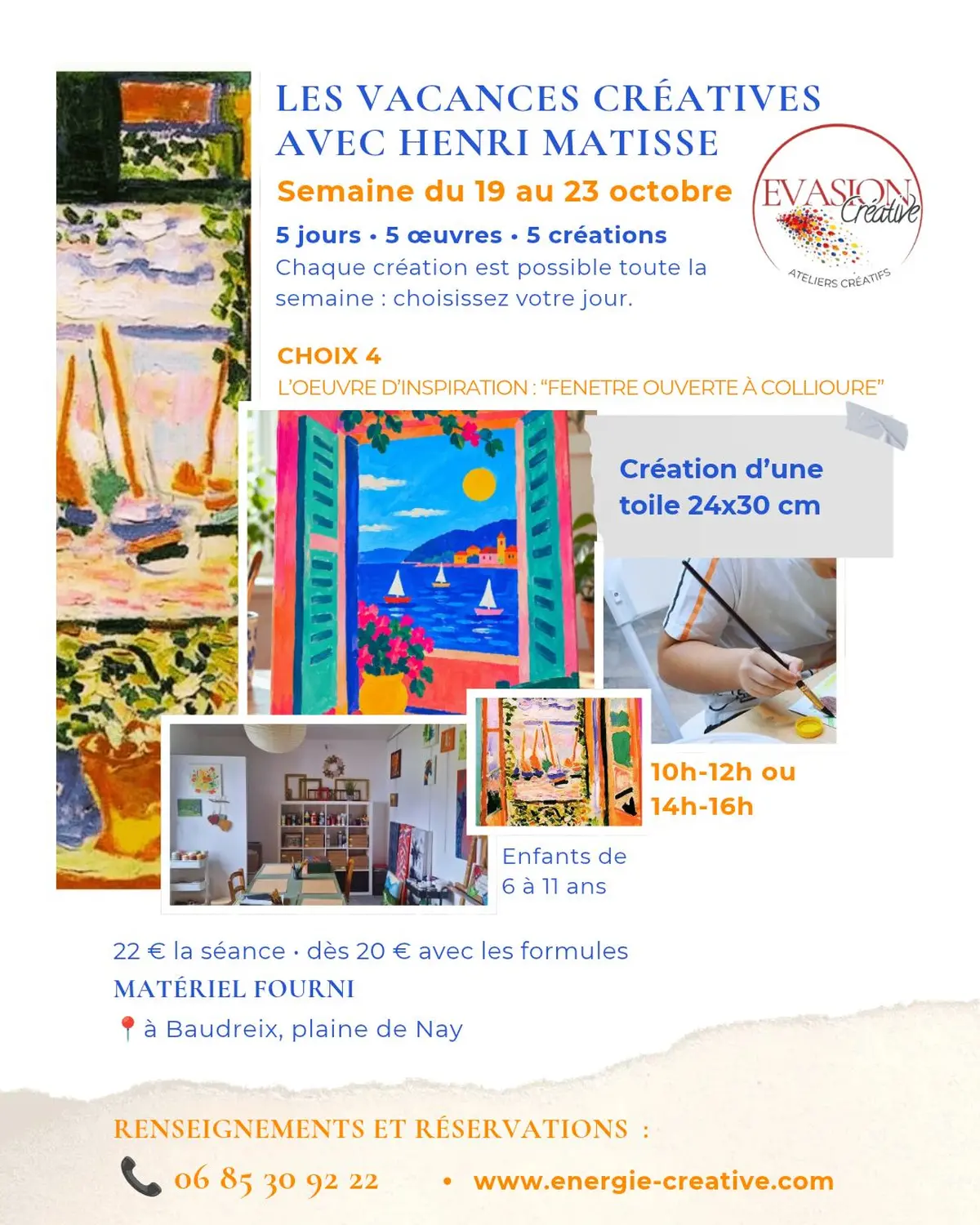 Atelier créatif enfants - A la manière de Matisse - 4