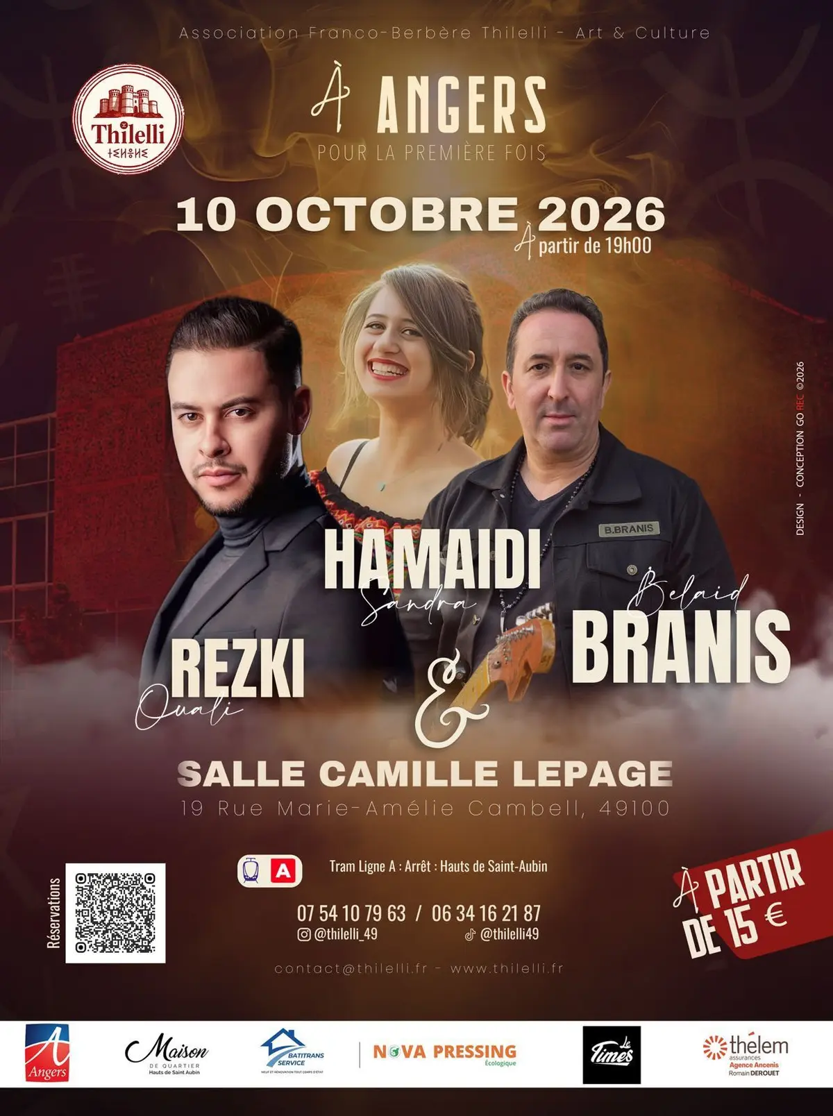 Grande soirée concert Kabyle à Angers 