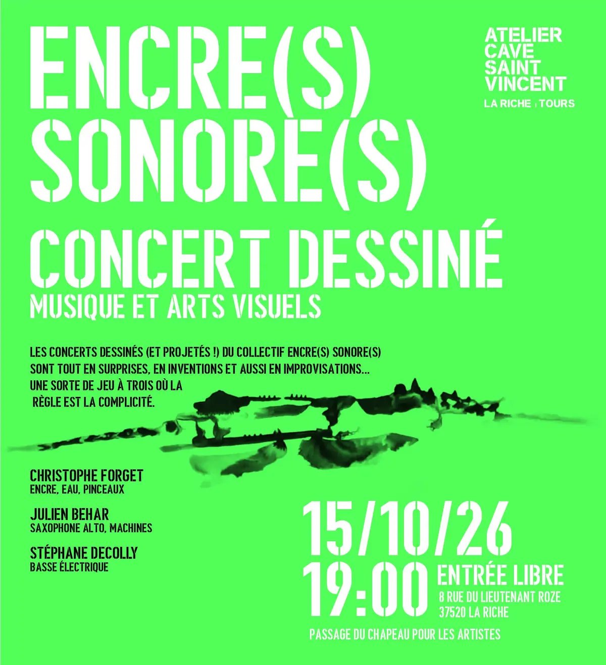 Concert Dessiné Jazz et Encres