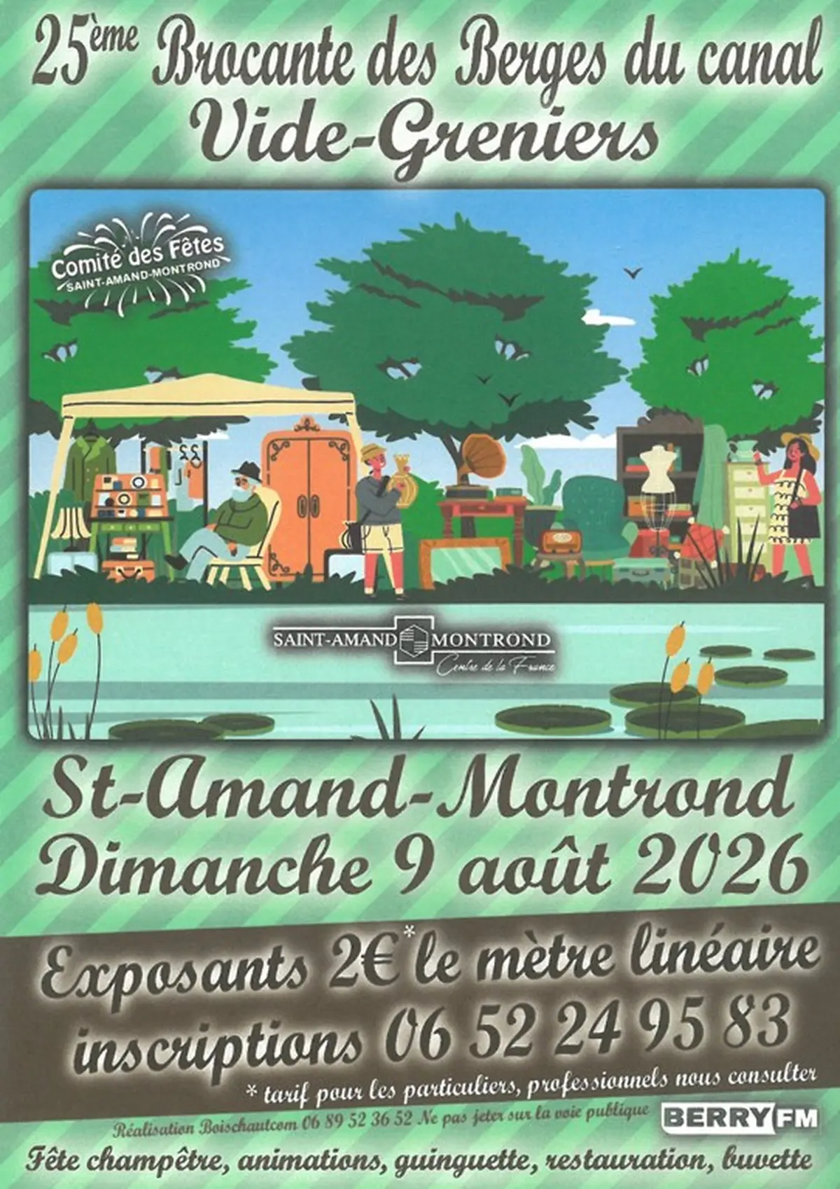 25ème Brocante des Berges du Canal - vide grenier