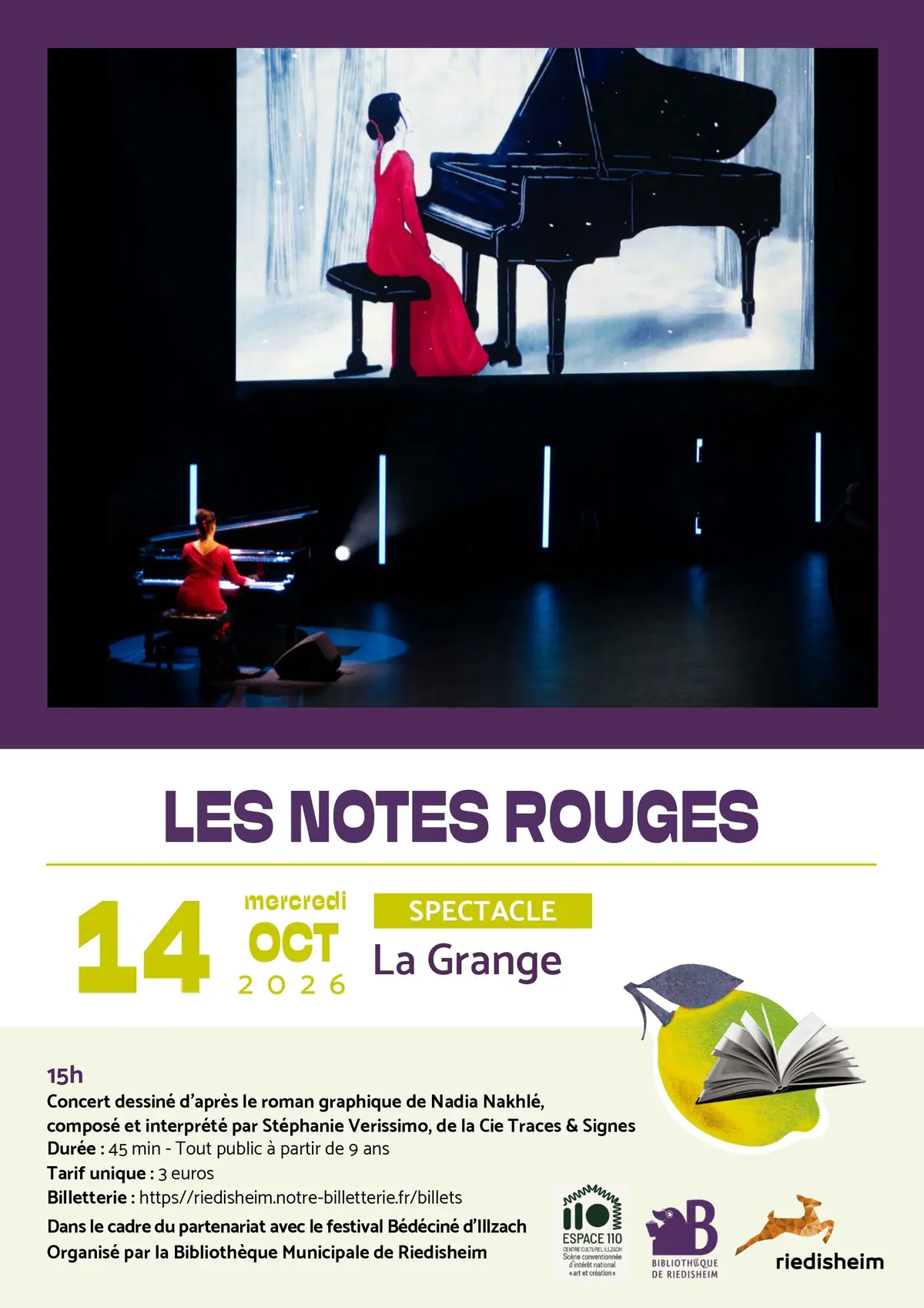 Spectacle Les Notes rouges
