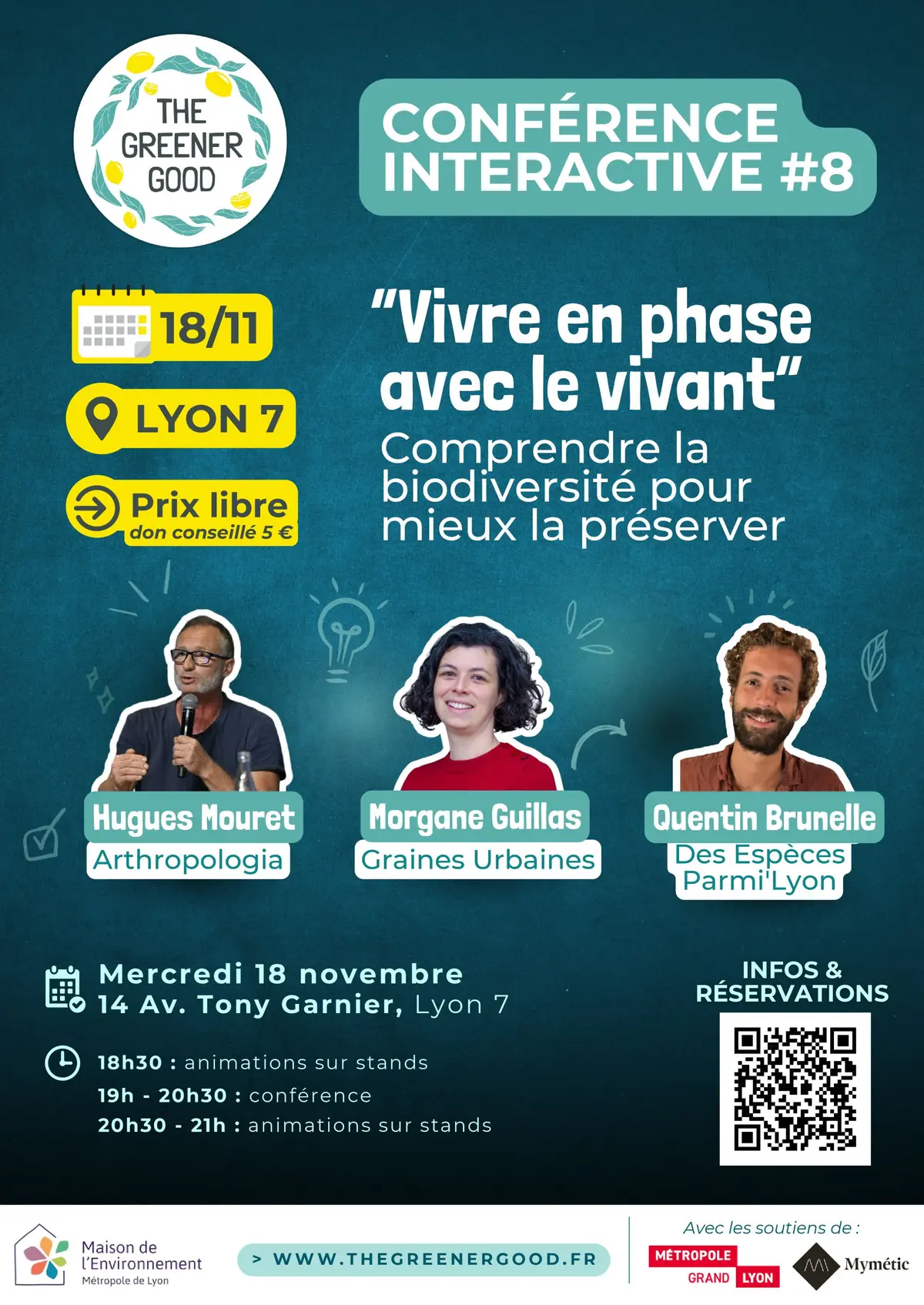 Conférence interactive #8 : Vivre en phase avec le vivant