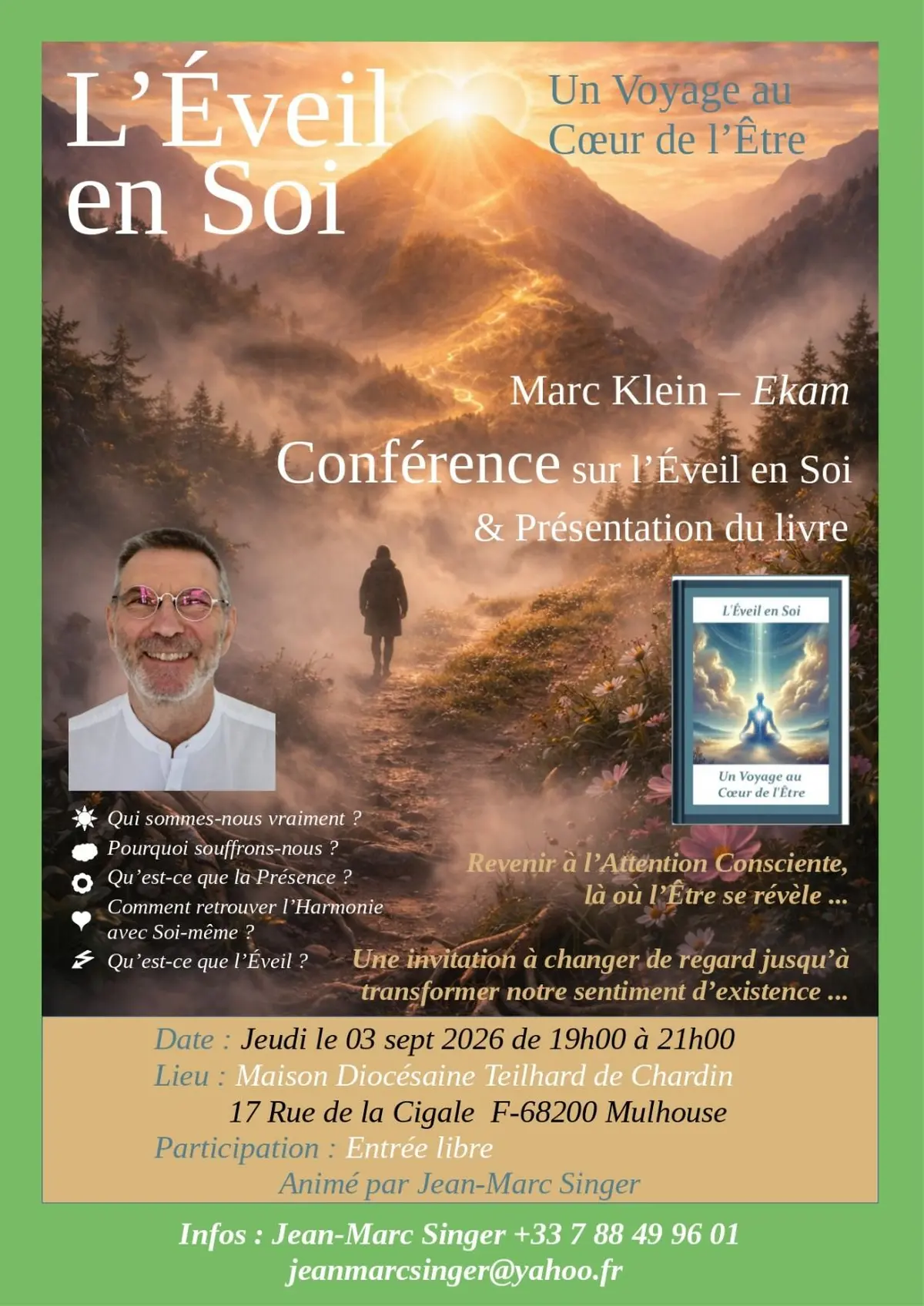 Conférence l'EVEIL EN SOI