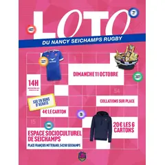 Loto du Nancy Seichamps Rugby