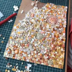 Cours et stages de mosaïque expressive à Bordeaux - Géraldine Senon, mosaïste