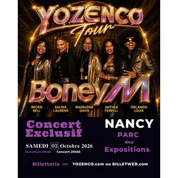 Boney M en concert au Parc des Expositions de Nancy