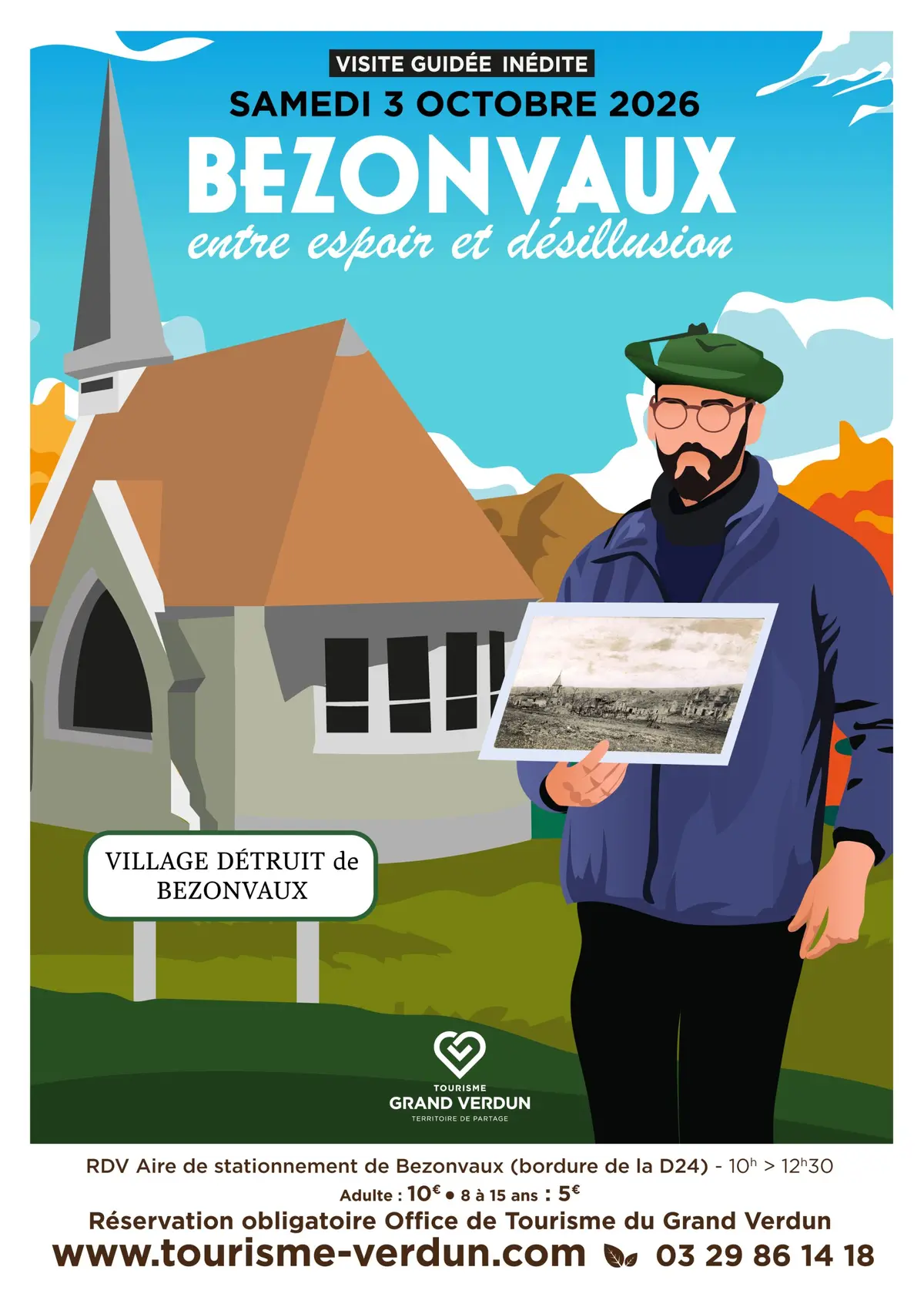 Visite guidée : Bezonvaux 1919-1940 - entre espoir et désillusion