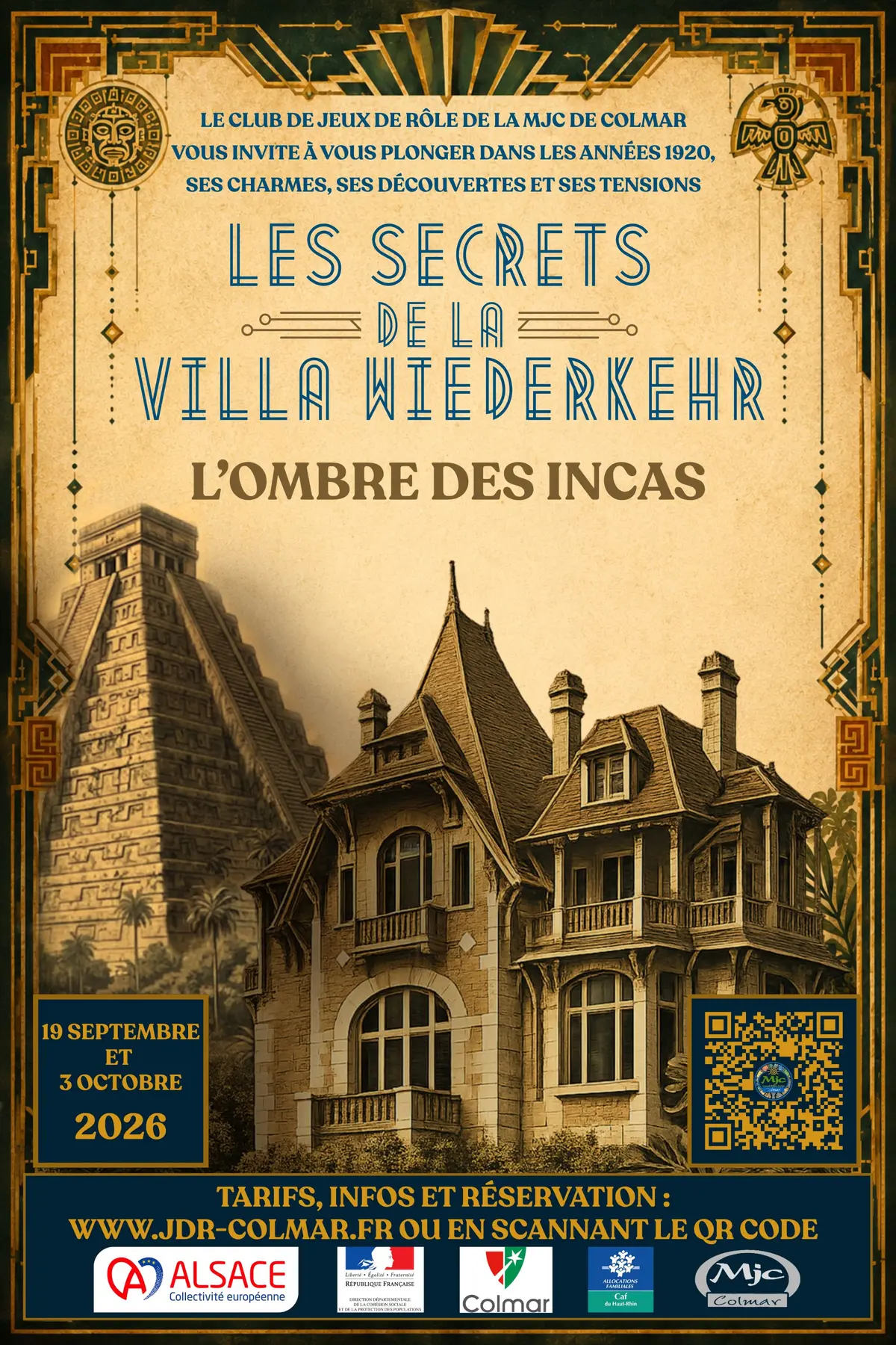 Soirée enquête : Les secrets de la villa Wiederkehr : l’ombre des Incas.