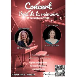 Concert Voix de la mémoire