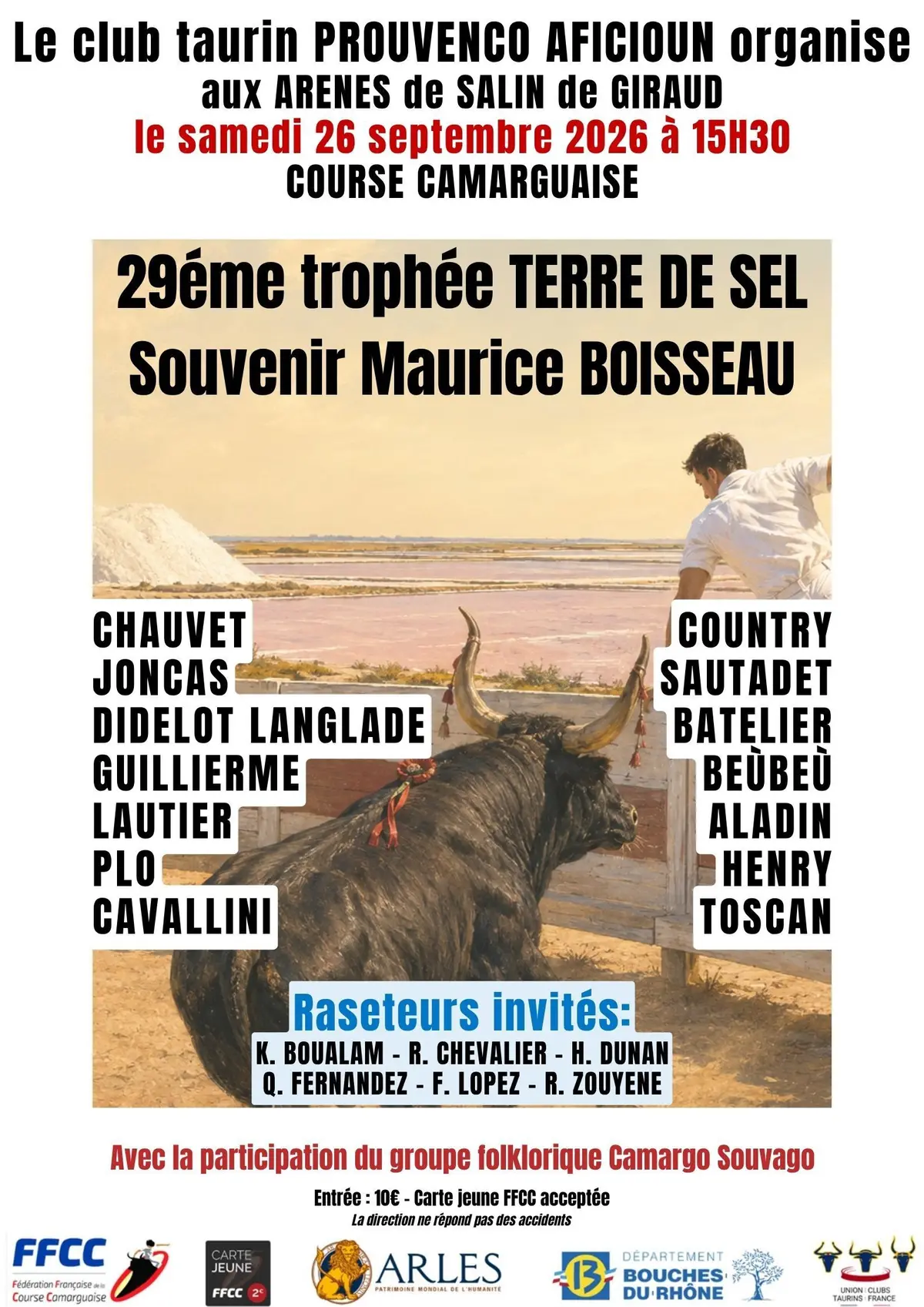 29éme trophée Terre de sel / Souvenir Maurice Boisseau
