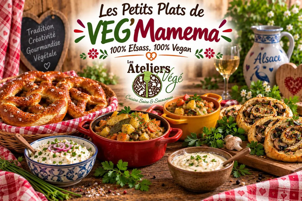 Cours de cuisine végétale Les Petits Plats de VEG'Mamema (100% Elsass)