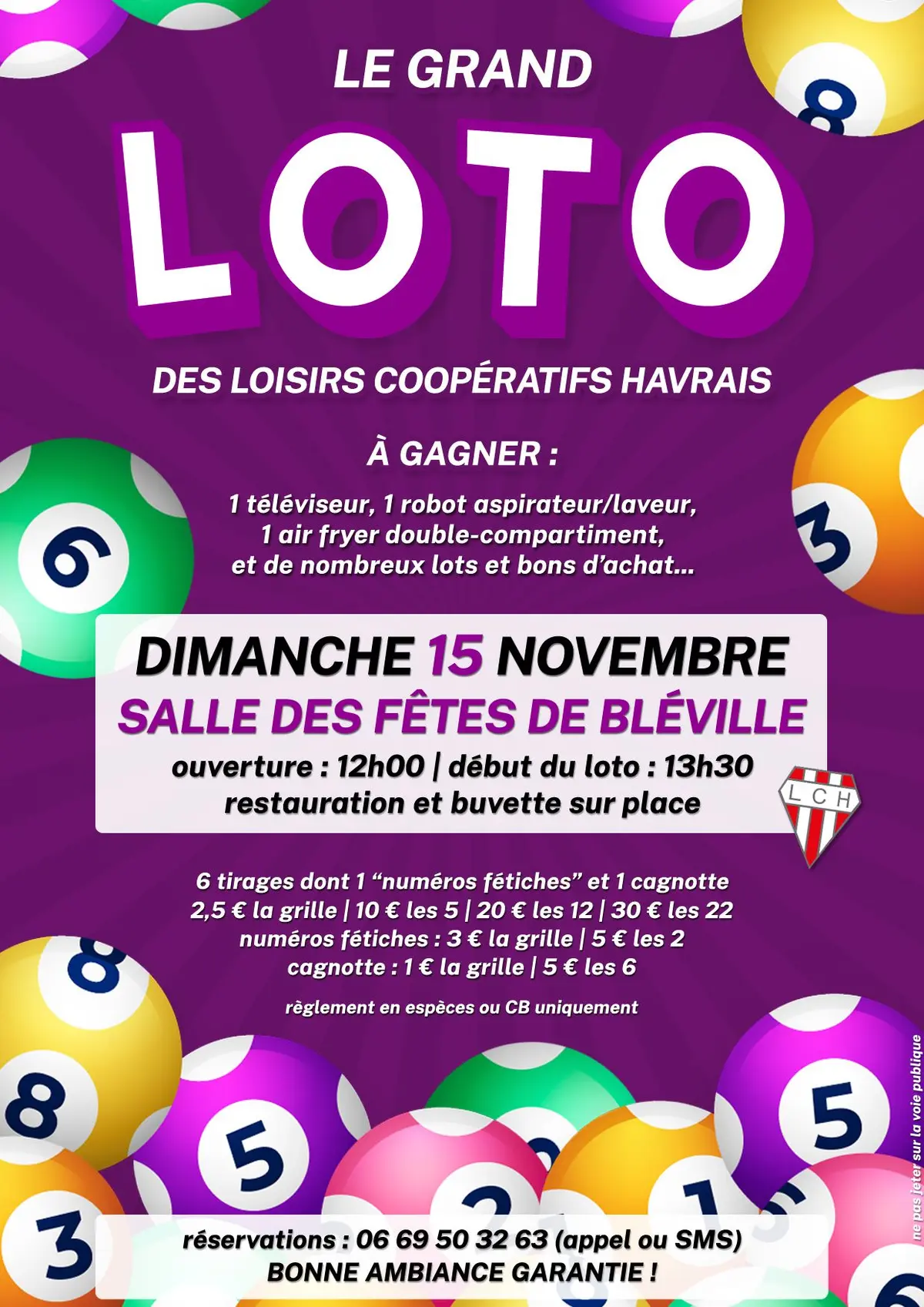 Grand Loto des Loisirs Coopératifs Havrais