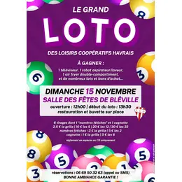 Grand Loto des Loisirs Coopératifs Havrais