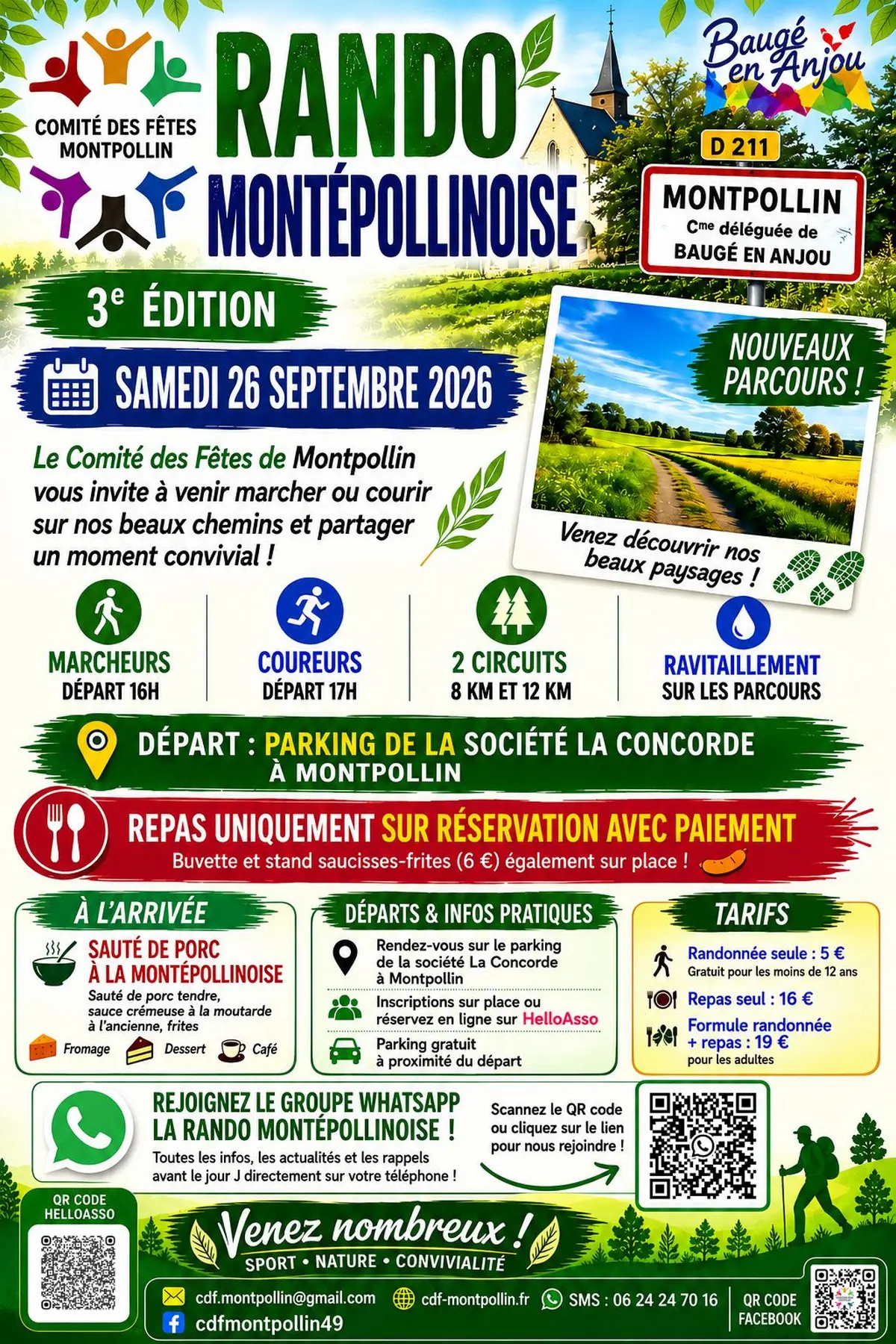 Marchez, courez, partagez… et régalez-vous à Montpollin !