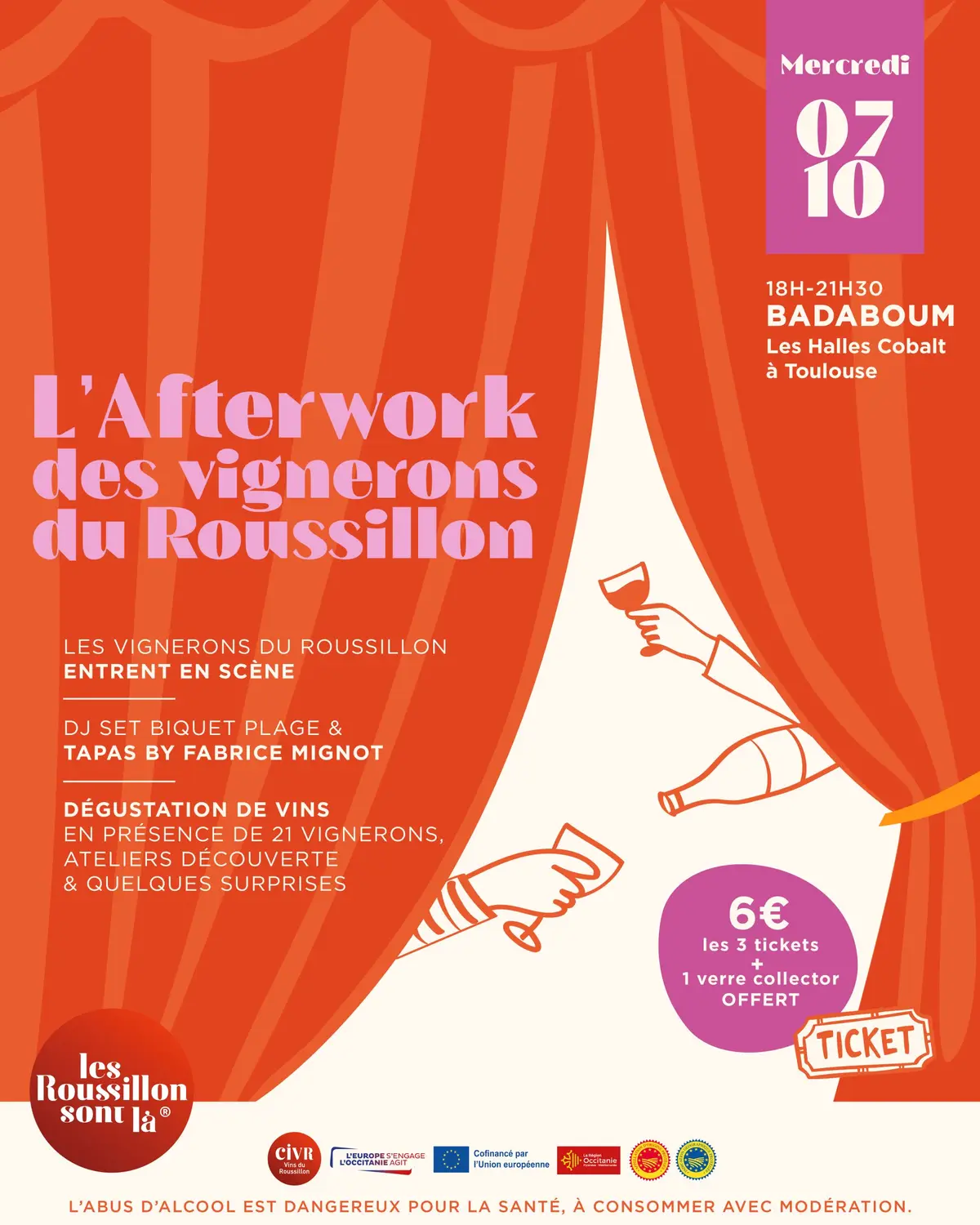 L'afterwork des vignerons du Roussillon