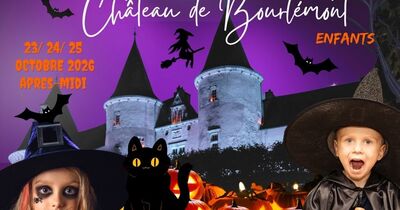 Halloween s&rsquo;invite au ch&acirc;teau de Bourl&eacute;mont &ndash; sp&eacute;cial Enfants