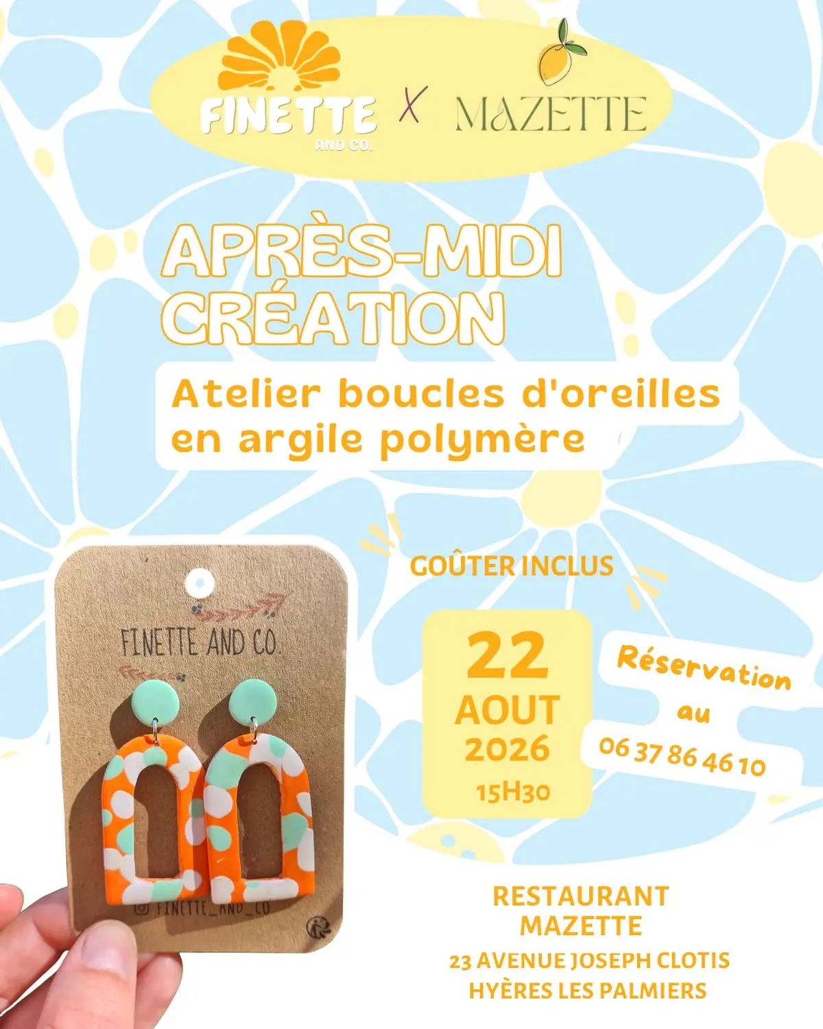 Atelier Création de boucles d'oreilles
