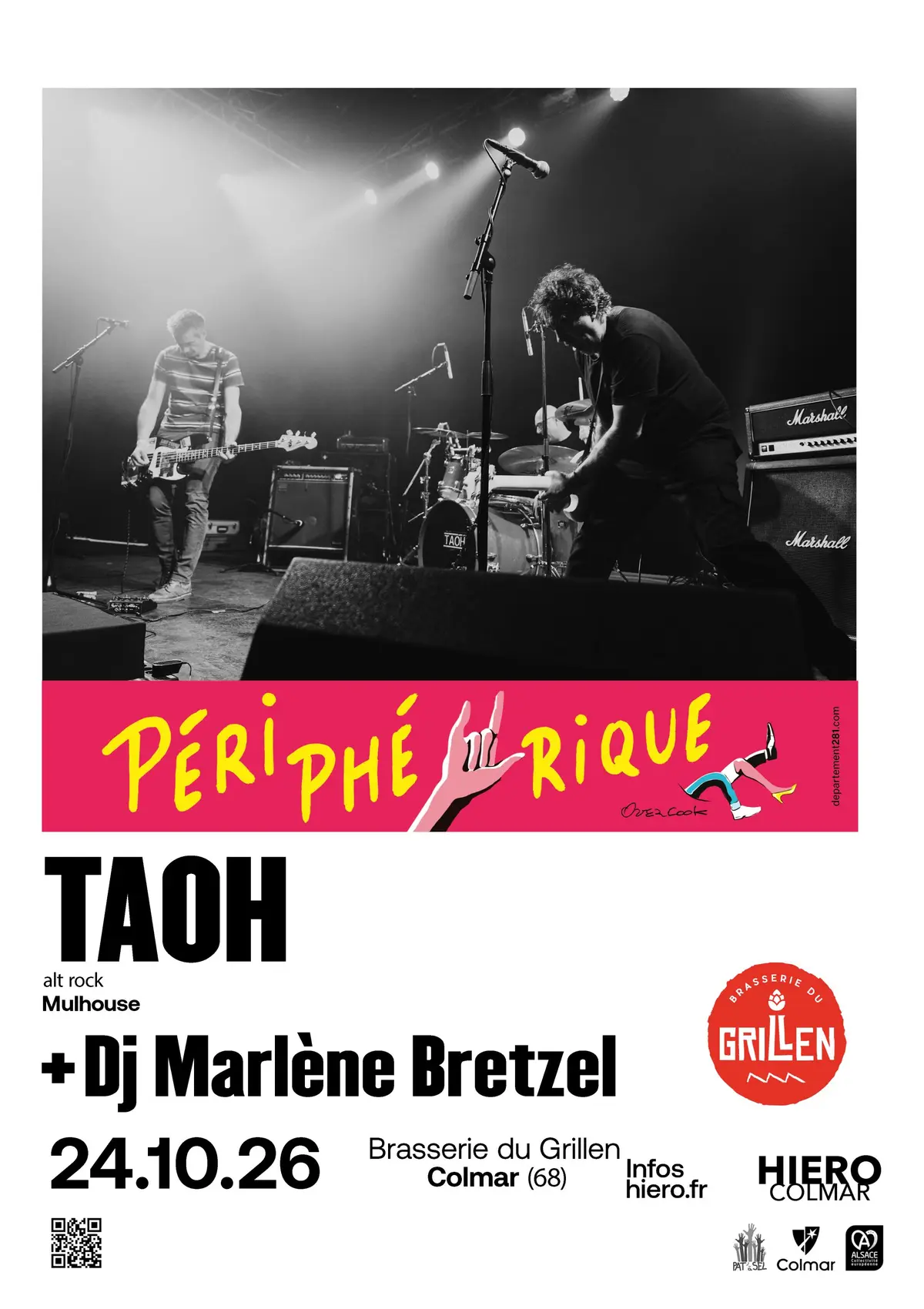 Concert Taoh + Marlène Bretzel / entrée Libre / Brasserie du Grillen
