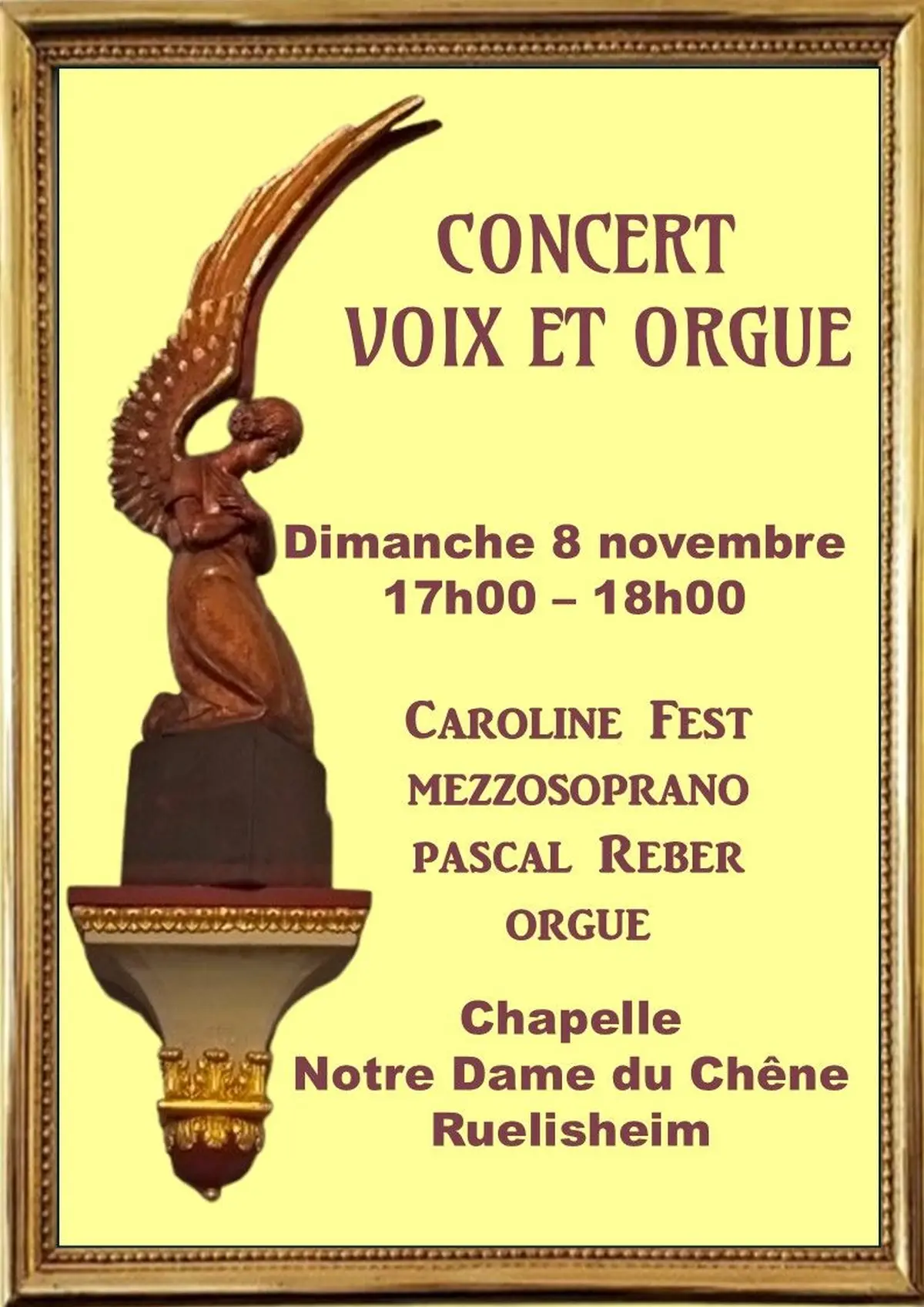 Concert Voix et Orgue