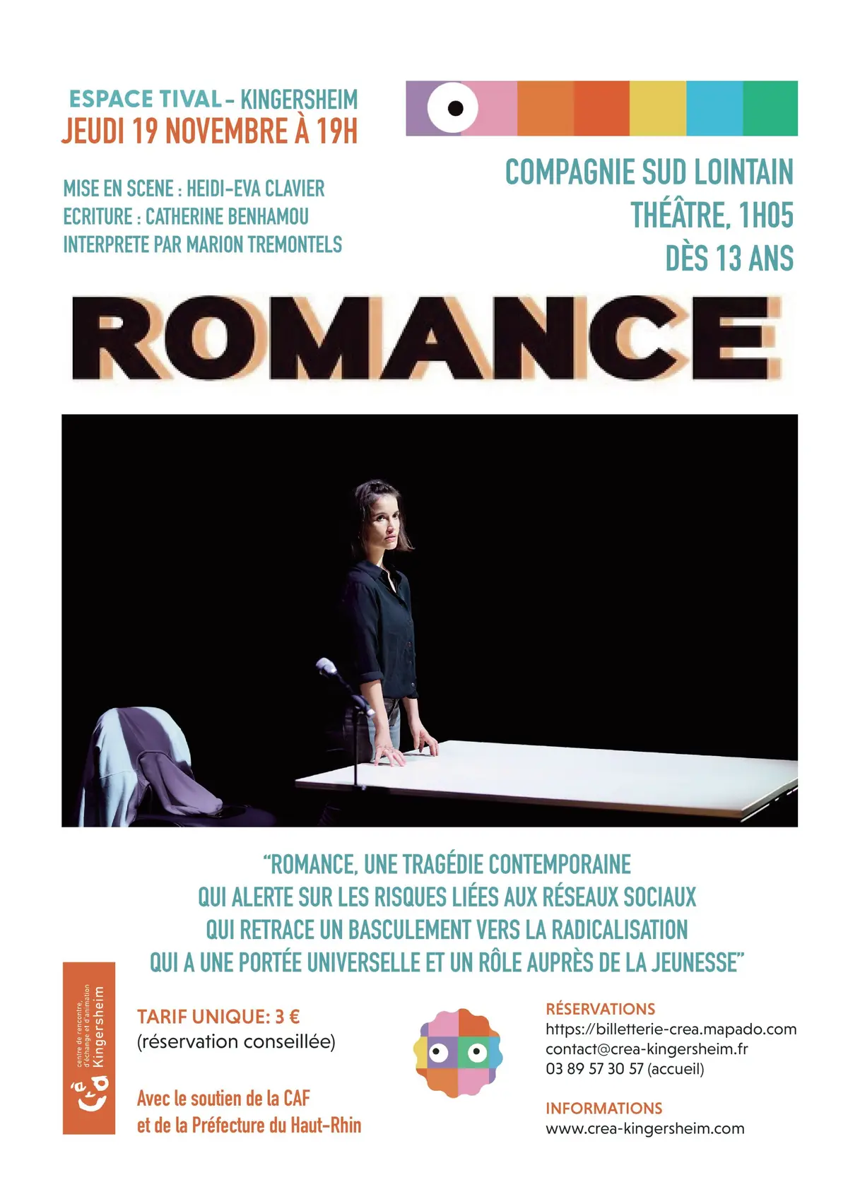 Spectacle : Romance – Compagnie Sud Lointain