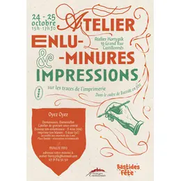 Atelier Enluminure et Impression médiéval 
