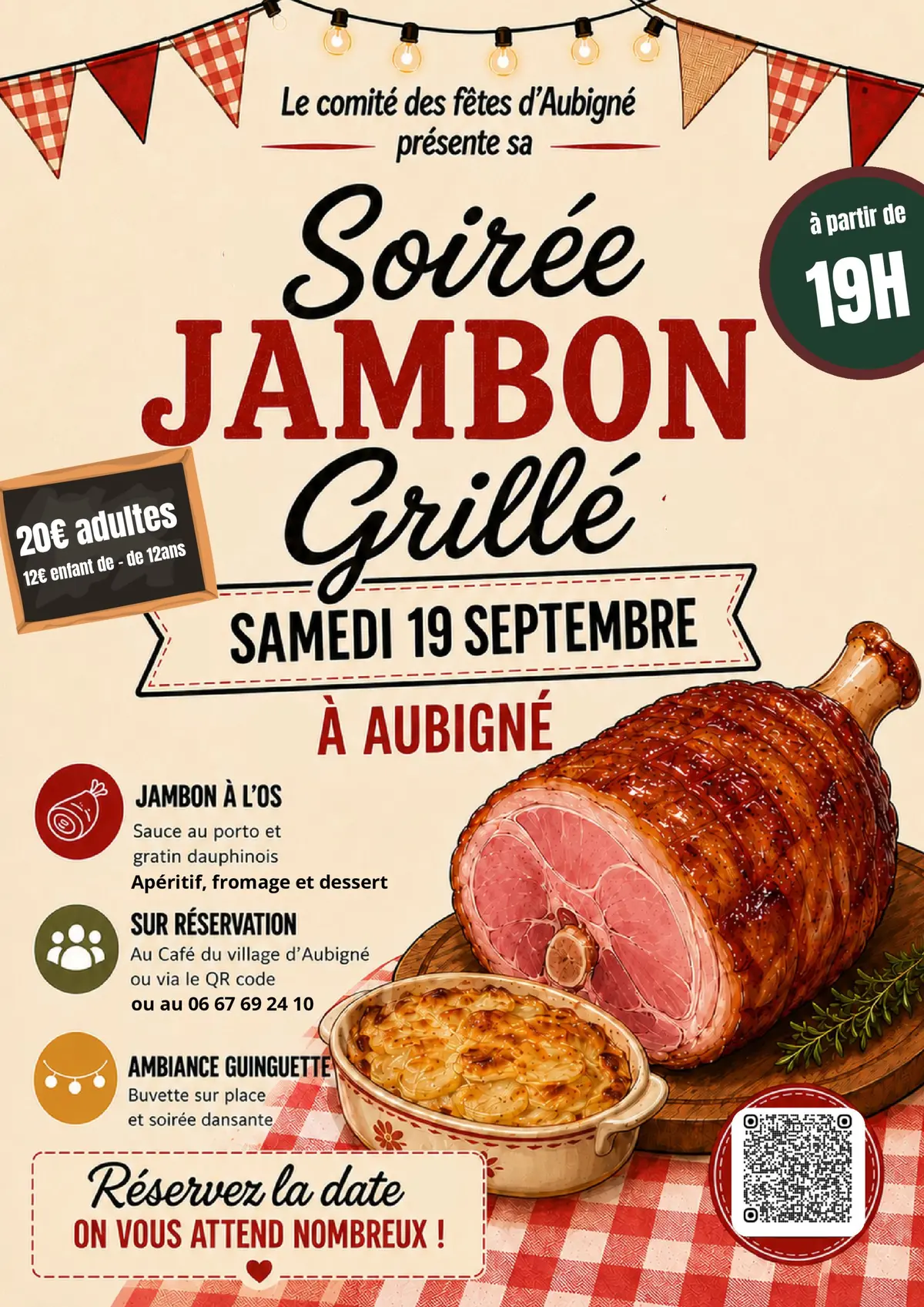 Jambon grillé 