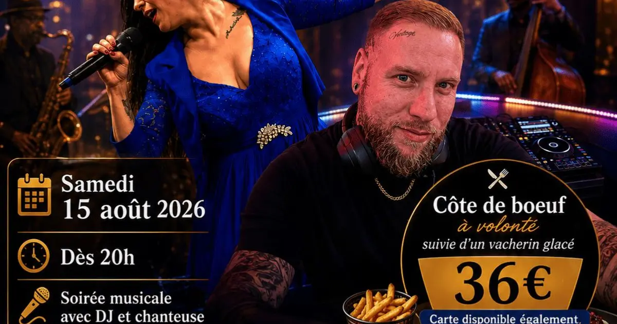 Soirée musicale avec Dj Jeff et chanteuse Soyara