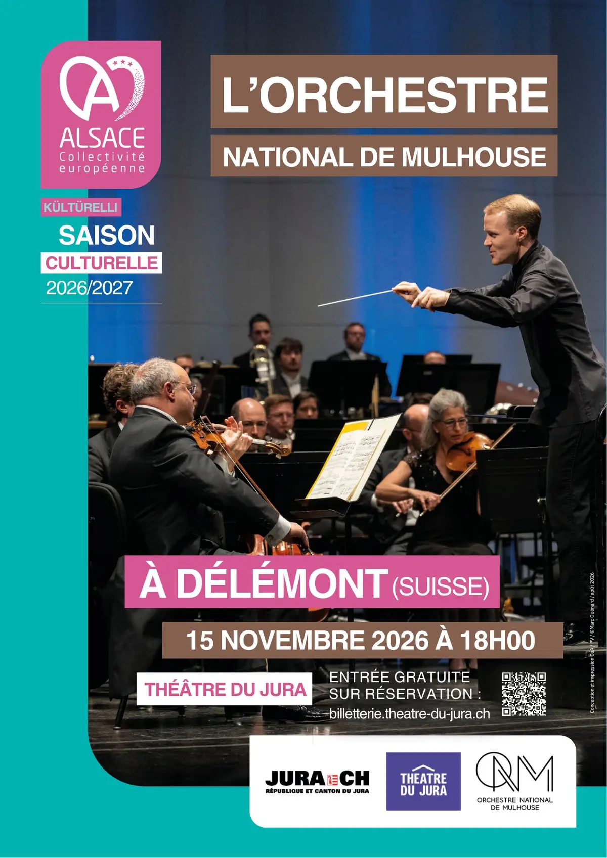 Concert de l’Orchestre National de Mulhouse à Delémont