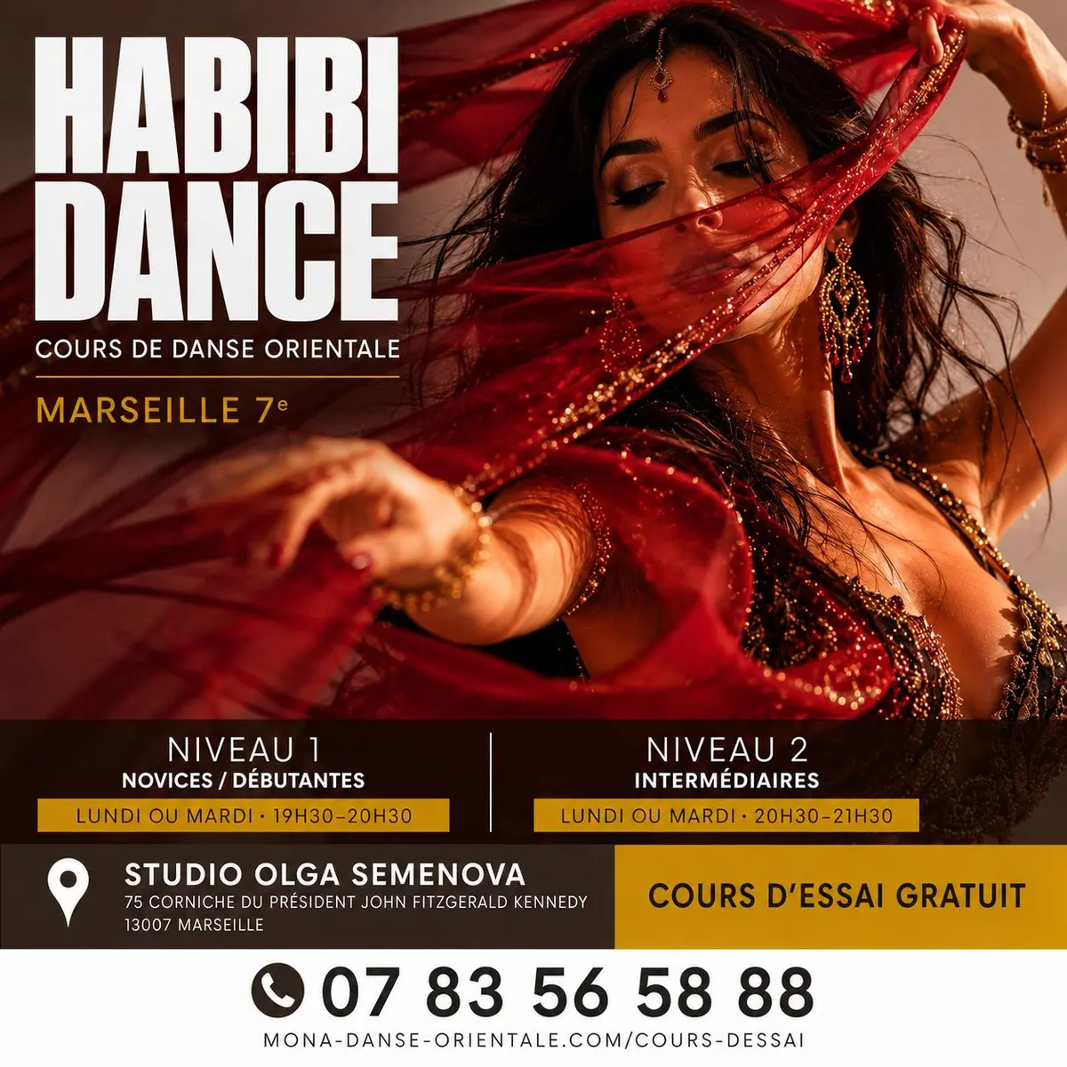 Portes ouvertes danse orientale à Marseille