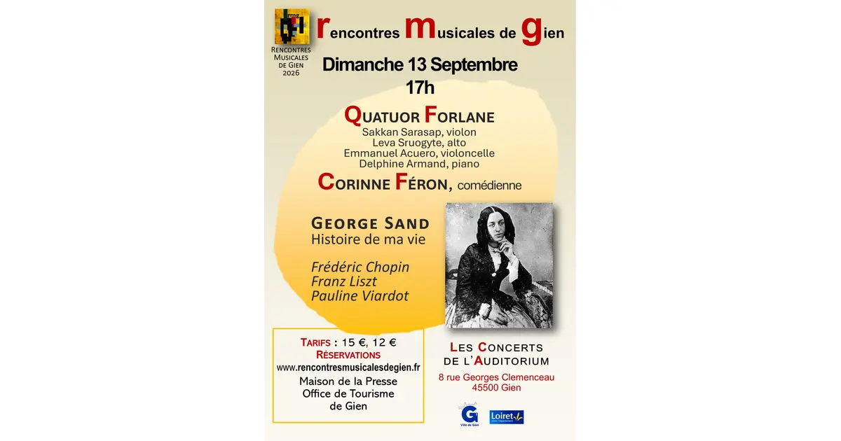 Concert - Hommage à George Sand