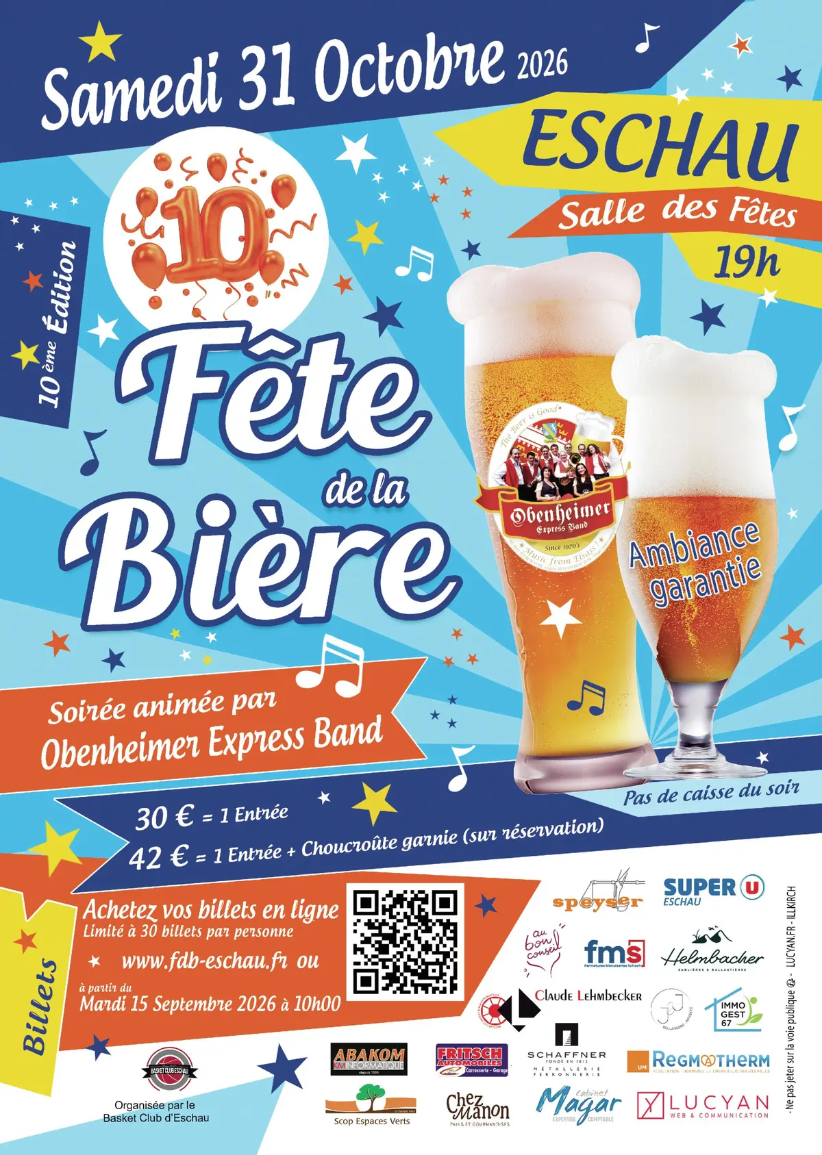 10ème édition Fête de la Bière d'Eschau
