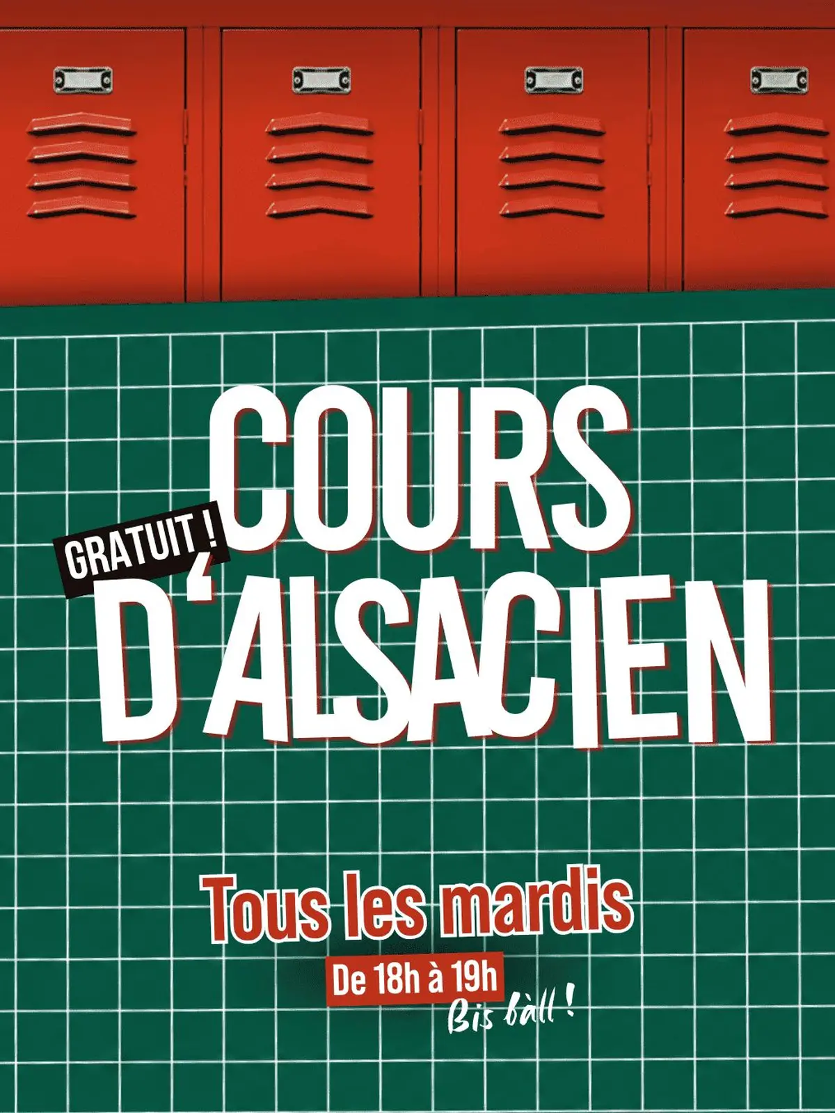 Cours d’alsacien au Troquet des Kneckes !