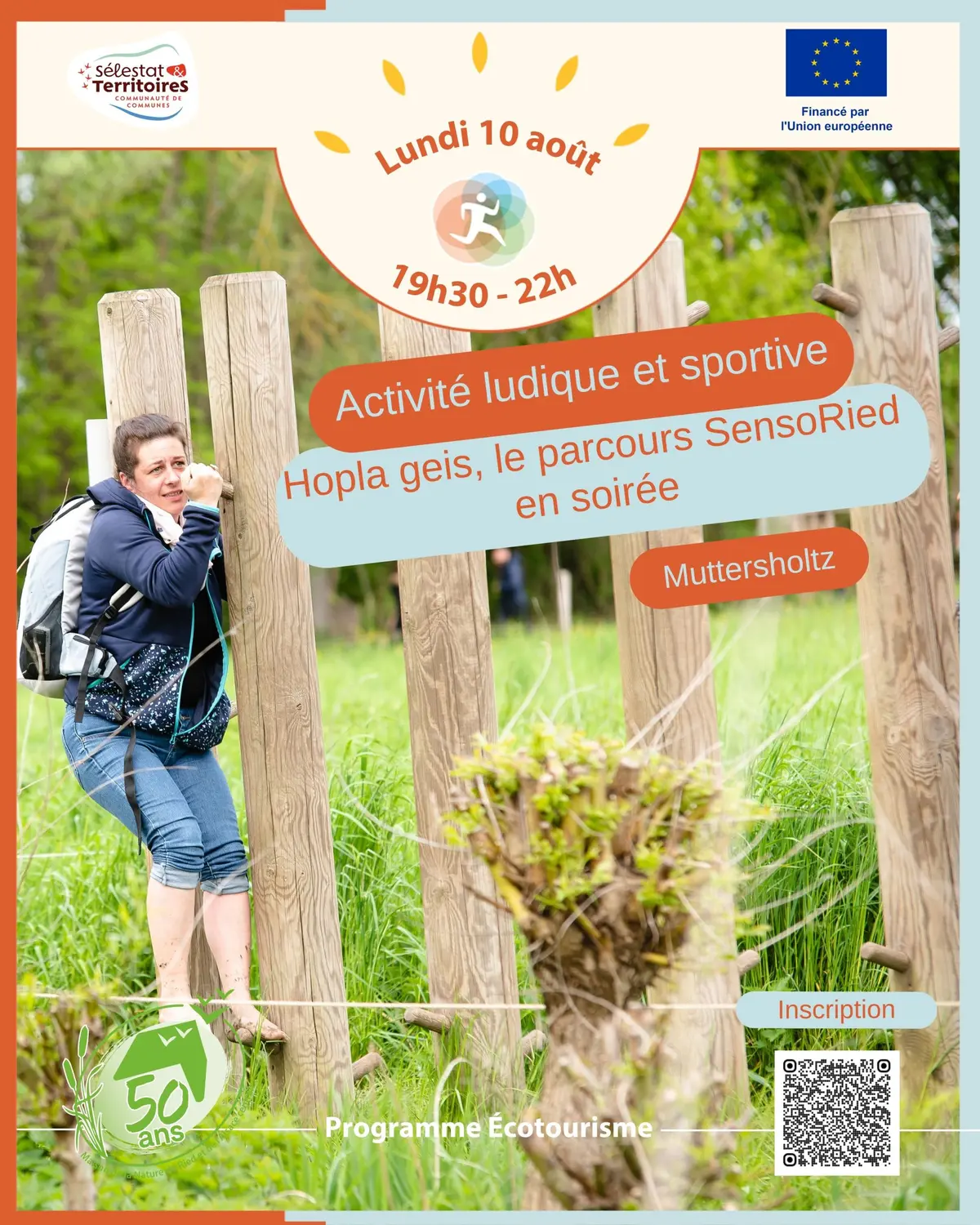 Hopla geis, le parcours SensoRied en soirée